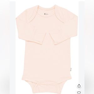 Kyte Baby Long Sleeve Bamboo Bodysuit Porcelain 6-12m